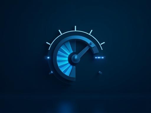 Speedometer indicating increased efficiency